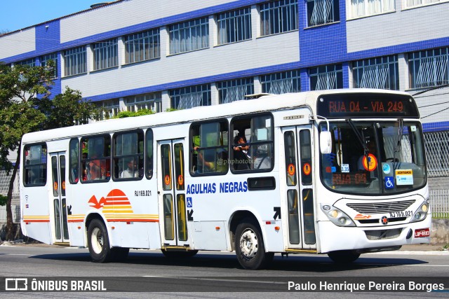 Viação Agulhas Negras RJ 169.021 na cidade de Volta Redonda, Rio de Janeiro, Brasil, por Paulo Henrique Pereira Borges. Número da foto: #11734191.