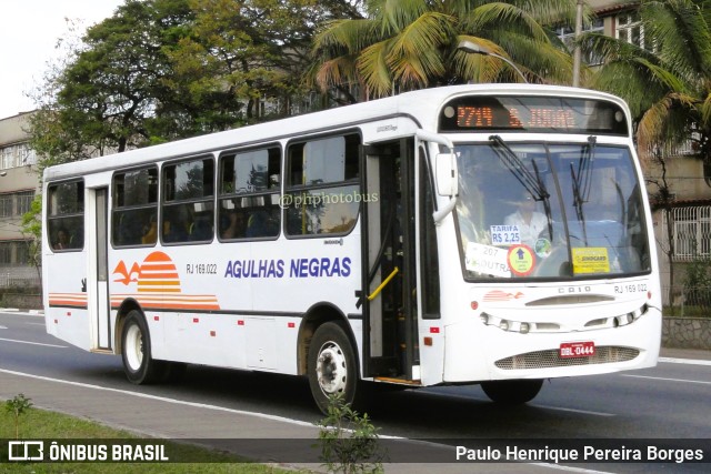 Viação Agulhas Negras RJ 169.022 na cidade de Volta Redonda, Rio de Janeiro, Brasil, por Paulo Henrique Pereira Borges. Número da foto: #11734214.