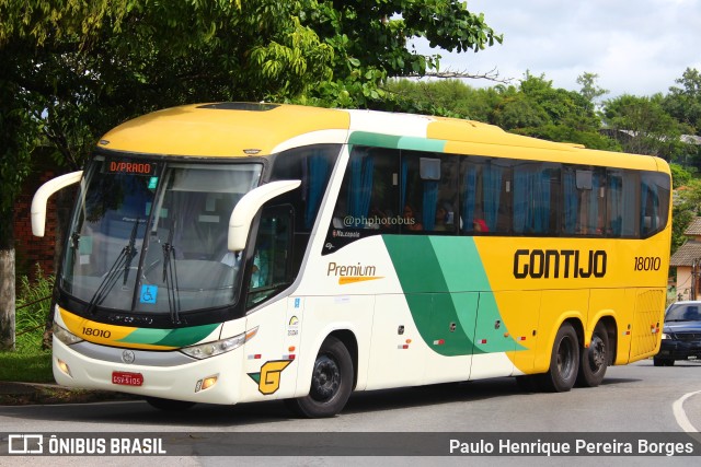 Empresa Gontijo de Transportes 18010 na cidade de Resende, Rio de Janeiro, Brasil, por Paulo Henrique Pereira Borges. ID da foto: 11734077.