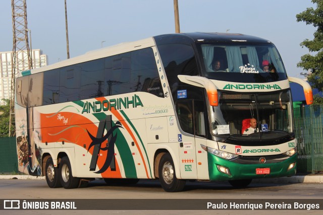 Empresa de Transportes Andorinha 6262 na cidade de São Paulo, São Paulo, Brasil, por Paulo Henrique Pereira Borges. ID da foto: 11733957.