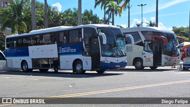 Viação Bastos 102 na cidade de Aparecida, São Paulo, Brasil, por Diego Felipe. Número da foto: #11734416.