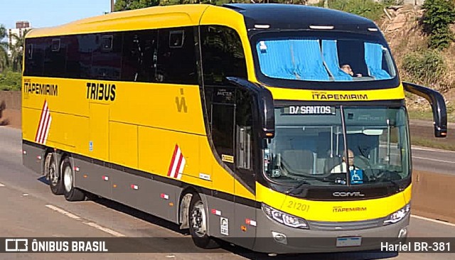 Viação Itapemirim 21201 na cidade de Betim, Minas Gerais, Brasil, por Hariel BR-381. Número da foto: #11734885.