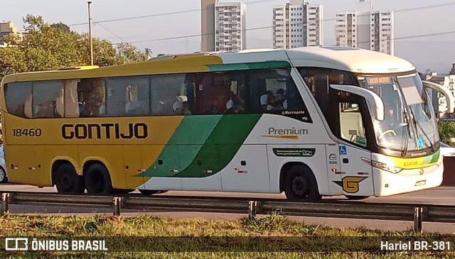 Empresa Gontijo de Transportes 18460 na cidade de Betim, Minas Gerais, Brasil, por Hariel BR-381. ID da foto: 11733603.