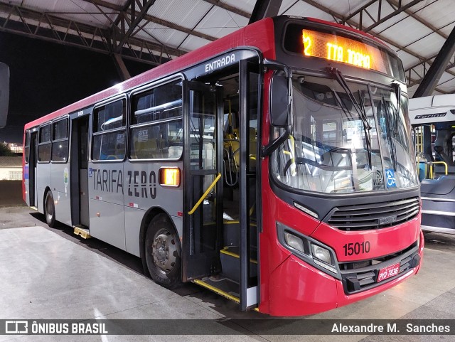 BRT Curitiba 15010 na cidade de Palmas, Paraná, Brasil, por Alexandre M.  Sanches. ID da foto: 11731858.