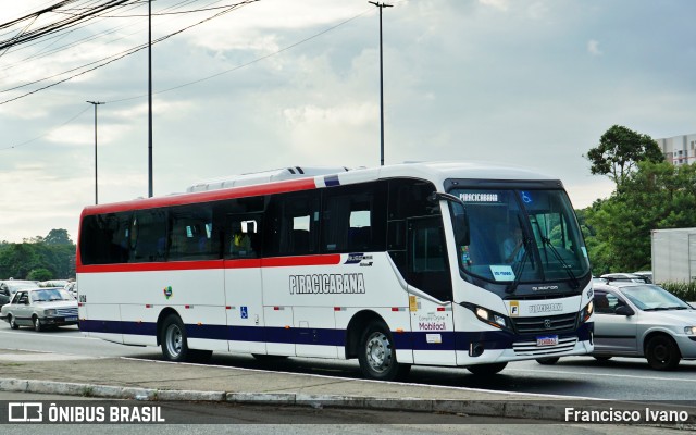 Viação Piracicabana 5156 na cidade de São Paulo, São Paulo, Brasil, por Francisco Ivano. Número da foto: #11734567.