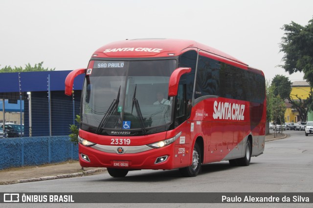 Viação Santa Cruz 23319 na cidade de São Paulo, São Paulo, Brasil, por Paulo Alexandre da Silva. ID da foto: 11733585.