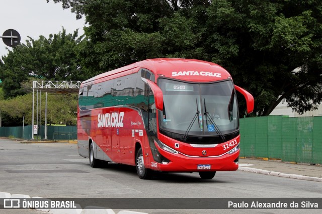 Viação Santa Cruz 32423 na cidade de São Paulo, São Paulo, Brasil, por Paulo Alexandre da Silva. ID da foto: 11733570.