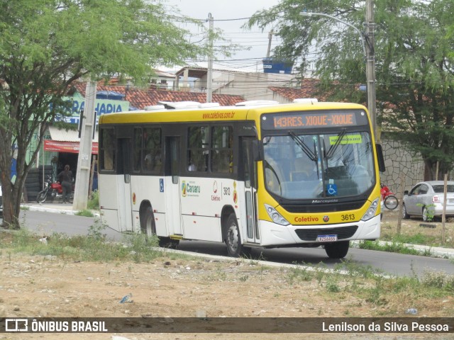 Coletivo Transportes 3613 na cidade de Caruaru, Pernambuco, Brasil, por Lenilson da Silva Pessoa. Número da foto: #11734747.