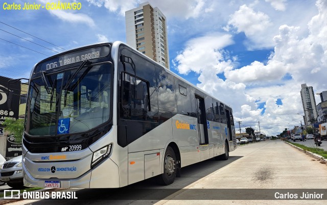 HP Transportes Coletivos 20999 na cidade de Goiânia, Goiás, Brasil, por Carlos Júnior. Número da foto: #11733366.