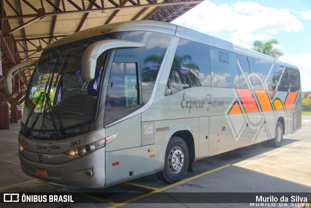 Nossa Senhora de Fátima Auto Ônibus 583 na cidade de Registro, São Paulo, Brasil, por Murilo da Silva. ID da foto: 11733327.