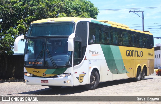 Empresa Gontijo de Transportes 14435 na cidade de Vitória da Conquista, Bahia, Brasil, por Rava Ogawa. ID da foto: 11732622.