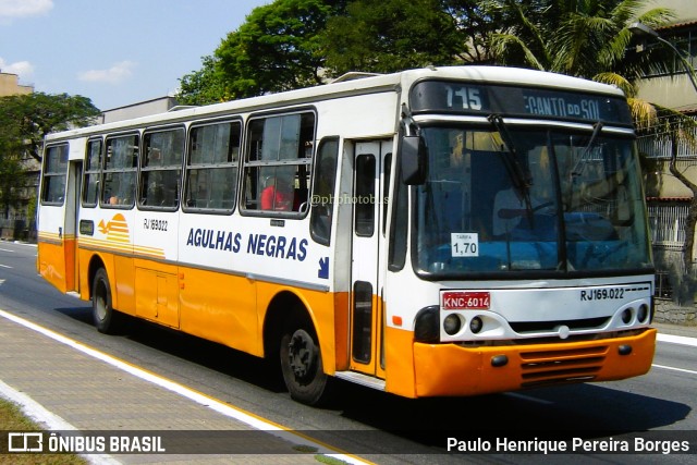 Viação Agulhas Negras RJ 169.022 na cidade de Volta Redonda, Rio de Janeiro, Brasil, por Paulo Henrique Pereira Borges. Número da foto: #11734205.
