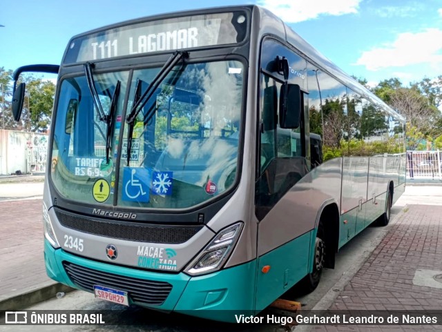 SIT Macaé Transportes 2345 na cidade de Macaé, Rio de Janeiro, Brasil, por Victor Hugo Gerhardt Leandro de Nantes. Número da foto: #11734106.