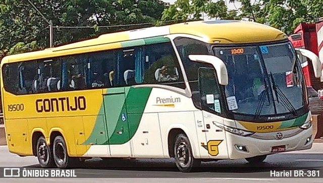 Empresa Gontijo de Transportes 19500 na cidade de Betim, Minas Gerais, Brasil, por Hariel BR-381. Número da foto: #11733674.