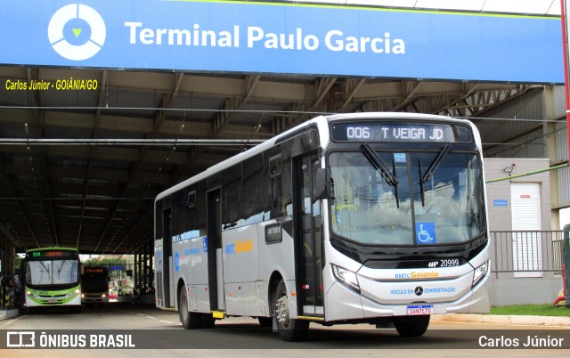 HP Transportes Coletivos 20999 na cidade de Goiânia, Goiás, Brasil, por Carlos Júnior. ID da foto: 11733341.