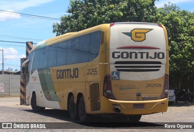 Empresa Gontijo de Transportes 21255 na cidade de Vitória da Conquista, Bahia, Brasil, por Rava Ogawa. ID da foto: 11732776.