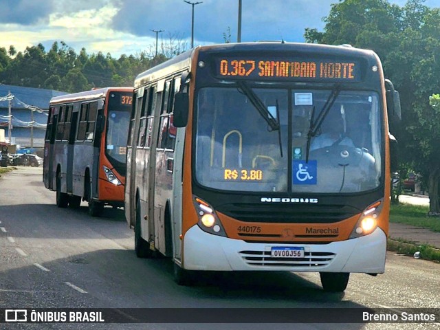 Auto Viação Marechal Brasília 440175 na cidade de Samambaia, Distrito Federal, Brasil, por Brenno Santos. ID da foto: 11732049.