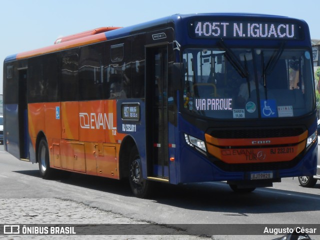 Evanil Tur > Novanil RJ 232.011 na cidade de Nova Iguaçu, Rio de Janeiro, Brasil, por Augusto César. Número da foto: #11734271.