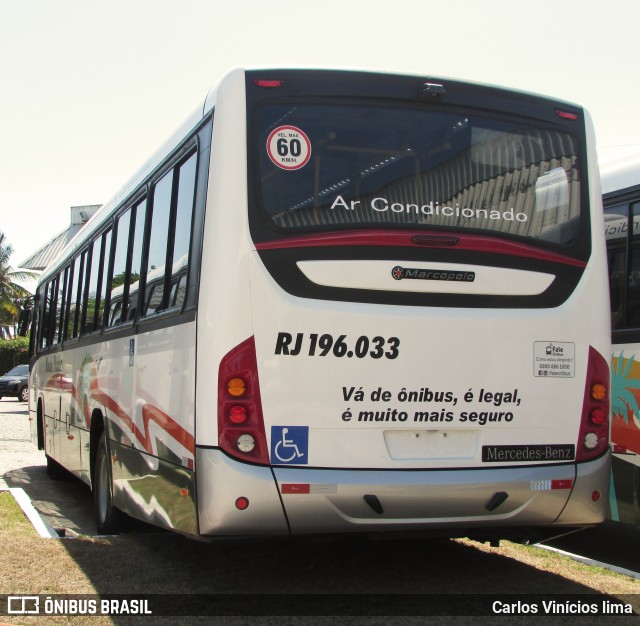 Viação Montes Brancos RJ 196.033 na cidade de Cabo Frio, Rio de Janeiro, Brasil, por Carlos Vinícios lima. ID da foto: 11737110.