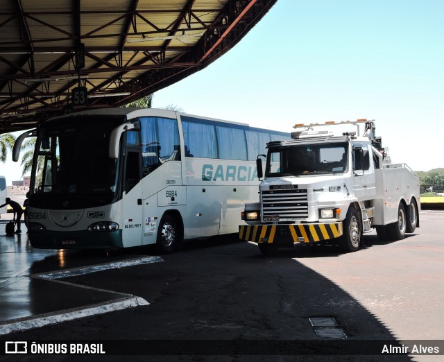 Viação Garcia 6984 na cidade de Londrina, Paraná, Brasil, por Almir Alves. ID da foto: 11736870.