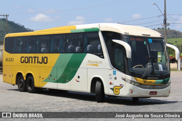 Empresa Gontijo de Transportes 18320 na cidade de Roseira, São Paulo, Brasil, por José Augusto de Souza Oliveira. ID da foto: 11735932.