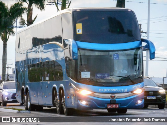 Expresso do Sul 419303 na cidade de Itajaí, Santa Catarina, Brasil, por Jonatan Eduardo Jurk Ramos. Número da foto: #11735012.