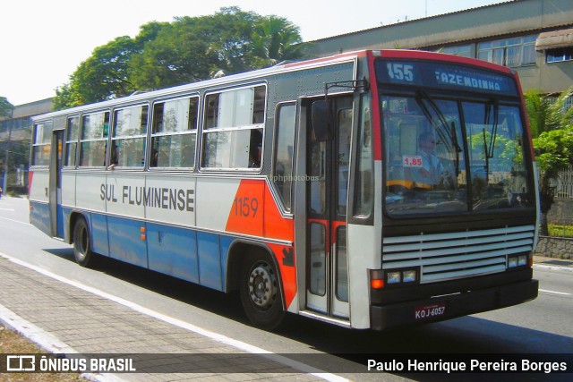 Viação Sul Fluminense 1159 na cidade de Volta Redonda, Rio de Janeiro, Brasil, por Paulo Henrique Pereira Borges. Número da foto: #11737158.