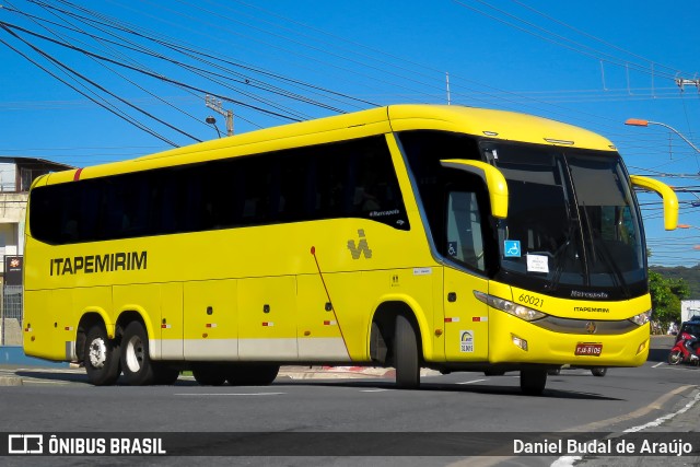 Viação Itapemirim 60021 na cidade de Balneário Camboriú, Santa Catarina, Brasil, por Daniel Budal de Araújo. Número da foto: #11734900.