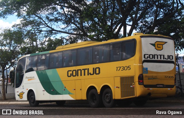 Empresa Gontijo de Transportes 17305 na cidade de Vitória da Conquista, Bahia, Brasil, por Rava Ogawa. Número da foto: #11735895.