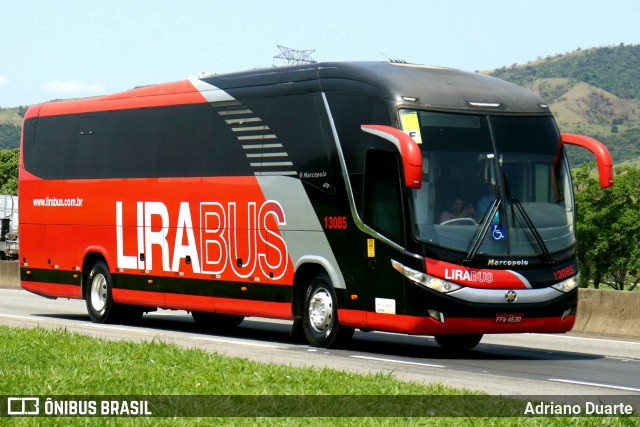 Lirabus 13085 na cidade de Roseira, São Paulo, Brasil, por Adriano Duarte. Número da foto: #11737374.