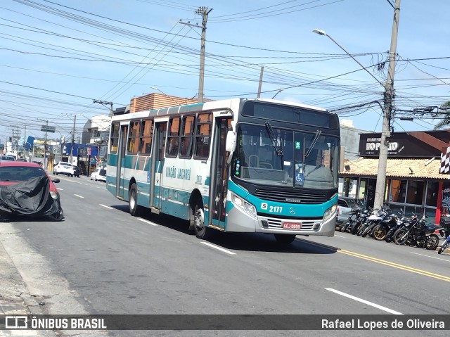 Viação Jacareí 2177 na cidade de Mogi das Cruzes, São Paulo, Brasil, por Rafael Lopes de Oliveira. Número da foto: #11735520.