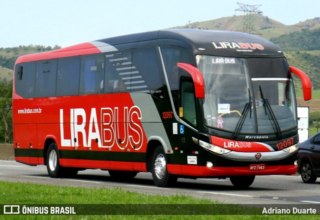 Lirabus 12097 na cidade de Roseira, São Paulo, Brasil, por Adriano Duarte. ID da foto: 11737339.