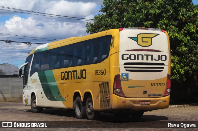 Empresa Gontijo de Transportes 18350 na cidade de Vitória da Conquista, Bahia, Brasil, por Rava Ogawa. ID da foto: 11735808.