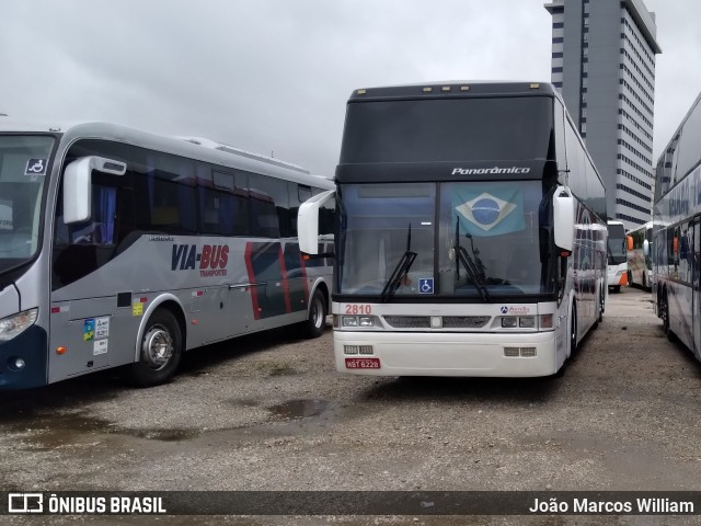 Artesil Transporte e Turismo 2810 na cidade de Aparecida, São Paulo, Brasil, por João Marcos William. ID da foto: 11737373.