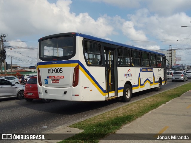 Belém Rio Transportes BD-005 na cidade de Belém, Pará, Brasil, por Jonas Miranda. Número da foto: #11735361.