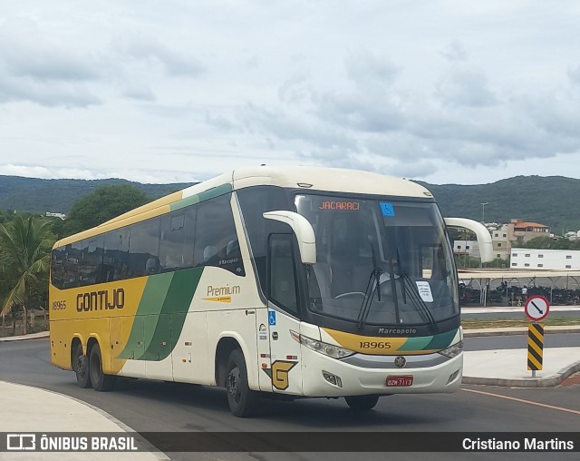 Empresa Gontijo de Transportes 18965 na cidade de Montes Claros, Minas Gerais, Brasil, por Cristiano Martins. ID da foto: 11734976.