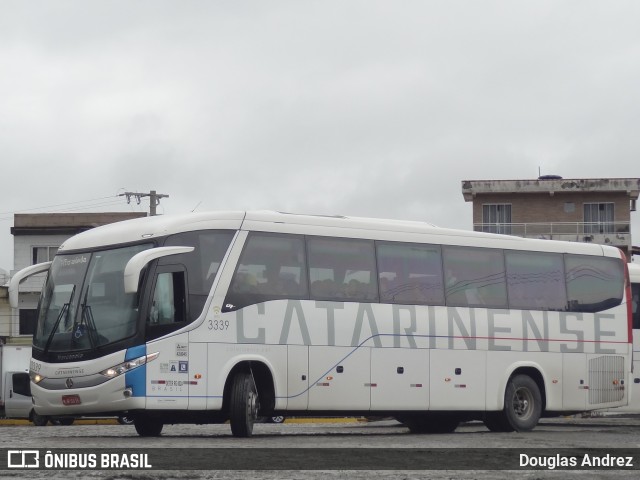 Auto Viação Catarinense 3339 na cidade de Balneário Camboriú, Santa Catarina, Brasil, por Douglas Andrez. ID da foto: 11736416.