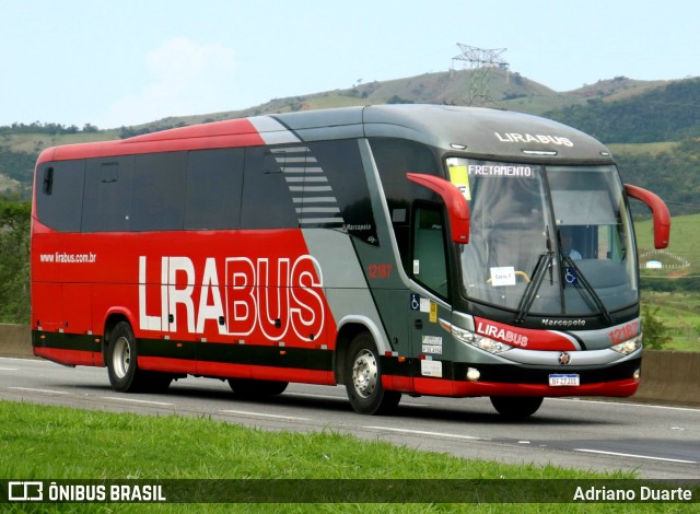 Lirabus 12187 na cidade de Roseira, São Paulo, Brasil, por Adriano Duarte. Número da foto: #11737329.