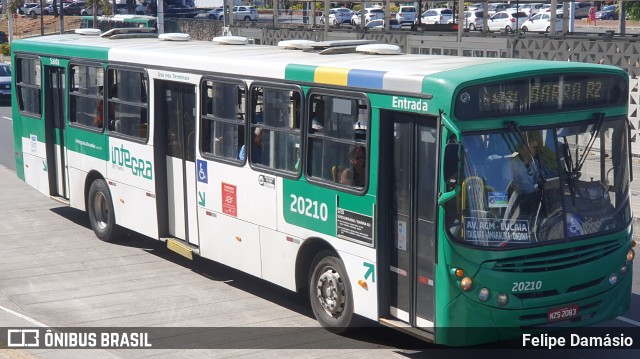 OT Trans - Ótima Salvador Transportes 20210 na cidade de Salvador, Bahia, Brasil, por Felipe Damásio. Número da foto: #11735733.