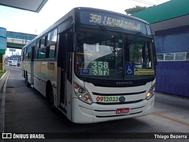 Auto Ônibus Líder 0912033 na cidade de Manaus, Amazonas, Brasil, por Thiago Bezerra. Número da foto: #11735228.