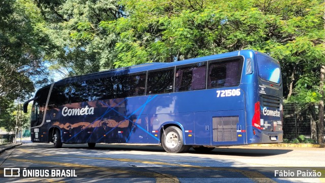 Viação Cometa 721506 na cidade de São Paulo, São Paulo, Brasil, por Fábio Paixão. ID da foto: 11735218.