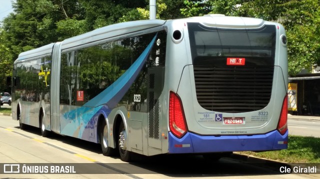 Next Mobilidade - ABC Sistema de Transporte 8323 na cidade de São Paulo, São Paulo, Brasil, por Cle Giraldi. ID da foto: 11736966.