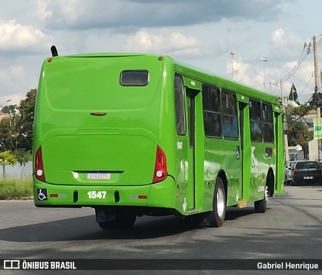 Autotrans > Turilessa 1547 na cidade de Contagem, Minas Gerais, Brasil, por Gabriel Henrique. ID da foto: 11739240.