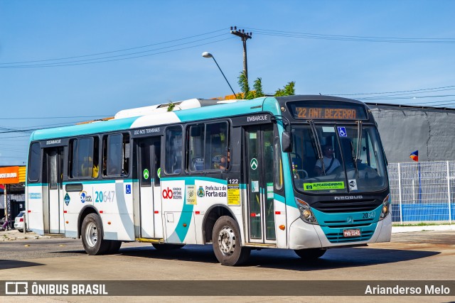 Empresa Santa Maria 20647 na cidade de Fortaleza, Ceará, Brasil, por Arianderso Melo. ID da foto: 11739398.