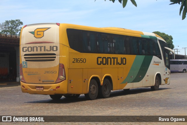 Empresa Gontijo de Transportes 21650 na cidade de Vitória da Conquista, Bahia, Brasil, por Rava Ogawa. ID da foto: 11738209.