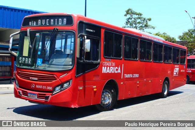 Viação Nossa Senhora do Amparo MAR 01.066 na cidade de Maricá, Rio de Janeiro, Brasil, por Paulo Henrique Pereira Borges. Número da foto: #11739978.