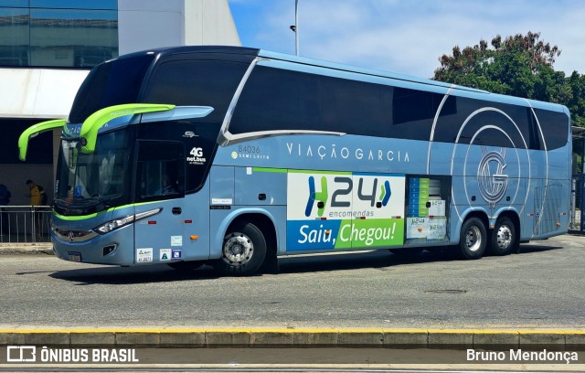 Viação Garcia 84036 na cidade de Rio de Janeiro, Rio de Janeiro, Brasil, por Bruno Mendonça. Número da foto: #11738023.