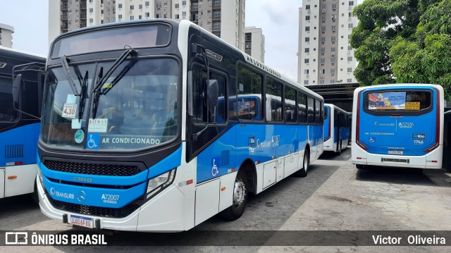 Transurb A72007 na cidade de Rio de Janeiro, Rio de Janeiro, Brasil, por Victor  Oliveira. ID da foto: 11737796.