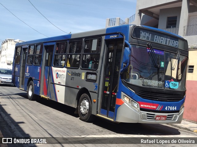ATT - Alto Tietê Transportes 47.664 na cidade de Mogi das Cruzes, São Paulo, Brasil, por Rafael Lopes de Oliveira. Número da foto: #11739076.