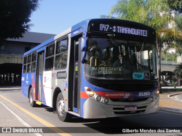 Next Mobilidade - ABC Sistema de Transporte 80.863 na cidade de São Caetano do Sul, São Paulo, Brasil, por Gilberto Mendes dos Santos. ID da foto: 11737587.